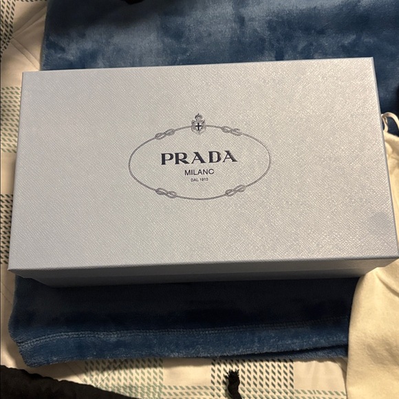 Prada Black Square-Toe Patent Leather Pumps - Picture 5 of 6